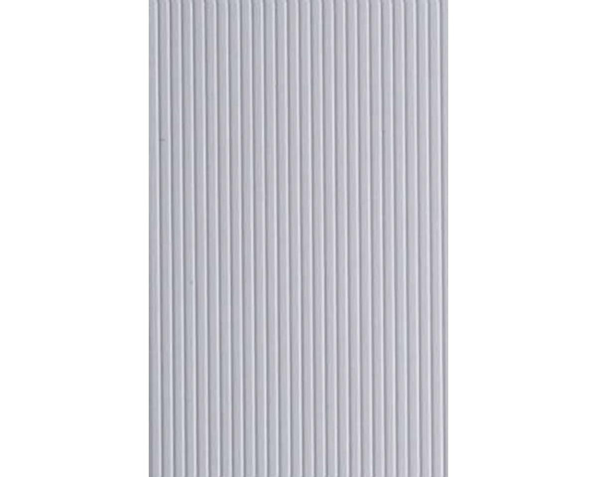 Opaque White Polystyrene Novelty Siding 0.040"x6"x12", 0.060" Groove Spacing (1) (EVG4062)