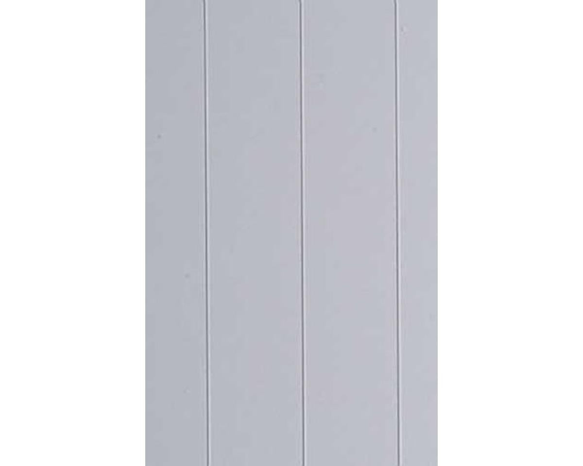 Opaque White Polystyrene Standing Seam Roof 0.040"x6"x'12", 0.500" Groove Spacing (1) (EVG4524)