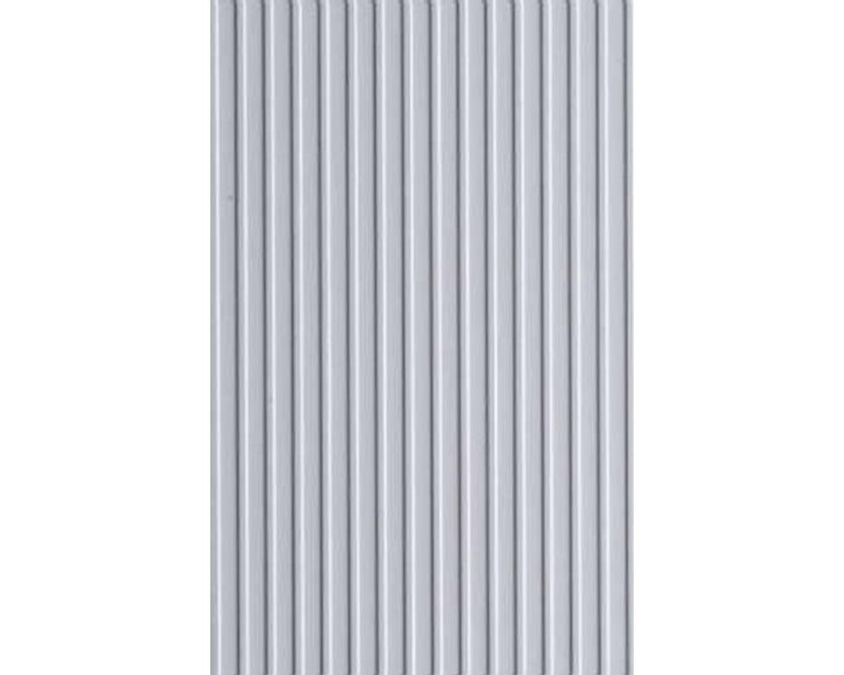 Opaque White Polystyrene Board And Batten Siding 0.040"x6"x12", 0.100" Groove Spacing (1) (EVG4543)