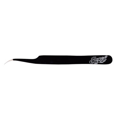 Slant Point Tweezers Black (EXL30420)