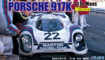 1/24 Porsche 917K Martini 1971 LeMans Winner Race Car Plastic Model Kit (FJM12614)