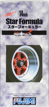 1/24 Wheel Set 14" STAR Formula Plastic Model Kit (FJM193090)