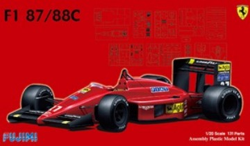 1/20 Ferrari F1 87/88C Race Car Plastic Model Kit (FJM-9198)