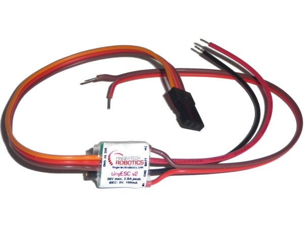 tinyESC v2 Ultra Compact Lightwight Brushed Speed Control (FTCTINYESC)
