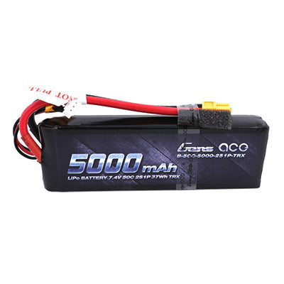 5000mAh 7.4V 50C 2S LiPo Battery Pack with XT60 Plug (GA-50C-5000-2S)
