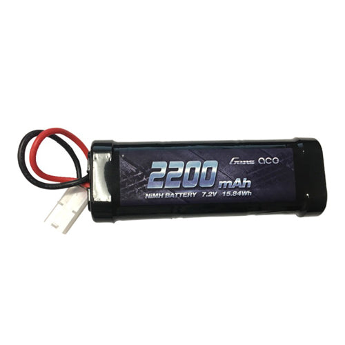 2200mAh 7.2V 6-Cell NiMH Battery Pack with Tamiya Plug (GA-NI-2200-6C)