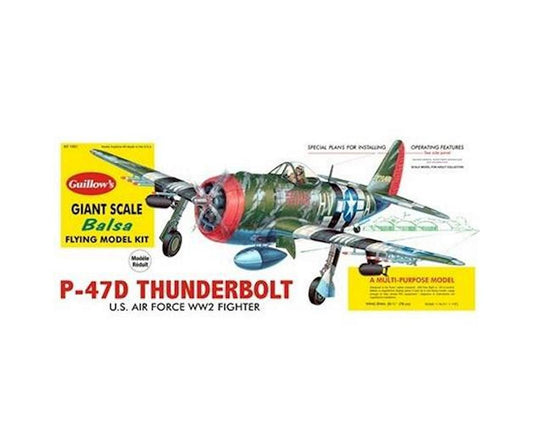 P47D Thunderbolt 30.25" Wood Model Kit (GUI1001)