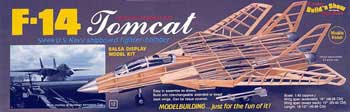 1/40 F-14 Tomcat Wood Model Kit (GUI1402)
