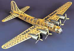 B-17G Flying Fortress C/L 45.75" Wood Model Kit (GUI2002)