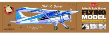DHC-2 Beaver Laser Cut Rubber Power Kit Wood Model Kit (GUI305LC)