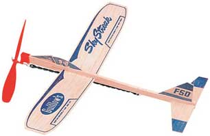 Sky Streak Motor Plane 12" Wood Model Kit (GUI50)