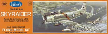 Douglas A1H Skyraider 17" Wood Model Kit (GUI904)