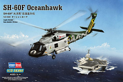 1/72 SH-60F Oceanhawk Plastic Model Kit (HBO87232)