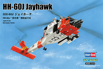 1/72 HH-60J Jayhawk Plastic Model Kit (HBO87235)