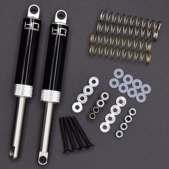 Silver Internal Spring Air Shocks 100mm (HRATD100T08)