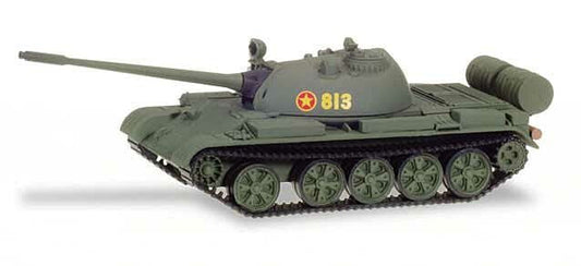 HO North Vietnamese Army Battle of Saigon T-55 Battle Tank, Assembled, Olive, Red, Yellow (HRP746038)