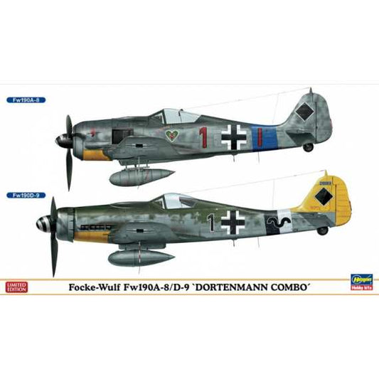 1/72 Focke-Wulf FW190A-8/D-9 "Dortenmann Combo" Plastic Model Kit (HSG2078)