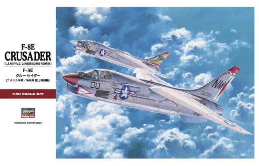 1/48 F-8E Crusader USN Fighter Plastic Model Kit (HSG7225)