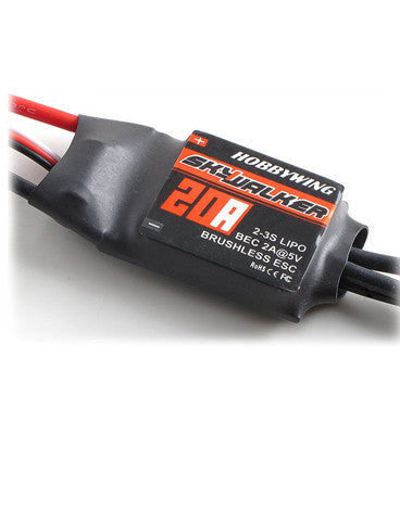 Skywalker 20A Brushless ESC, 2S-3S LiPo (HWI80060010)