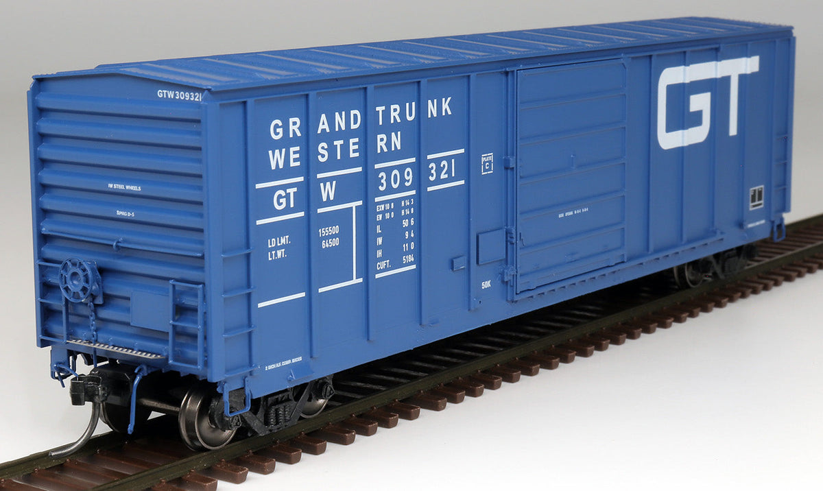 HO 50' Pullman-Standard 5277 Cubic-Foot Exterior Post Boxcar, Grand Trunk Western (GTW) #309348 (IMR4752302)