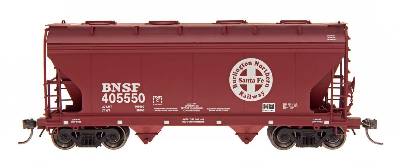HO ACF Center Flow 2-Bay Hopper, BNSF (IMR46533)