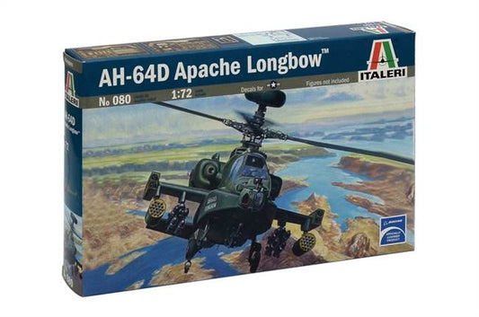 1/72 AH-64 D Apache Longbow Plastic Model Kit (ITA0080)