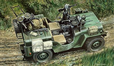 1/35 Commando Car Plastic Model Kit (ITA0320)