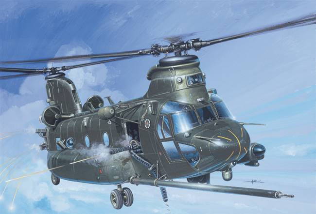 1/72 MH-47E Soa Chinook Plastic Model Kit (ITA1218)