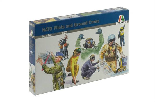1/72 Nato Pilots and Ground Crews Plastic Model Kit (ITA1246)
