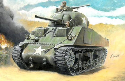 1/56 M4 Sherman 75mm Plastic Model Kit (ITA15751)