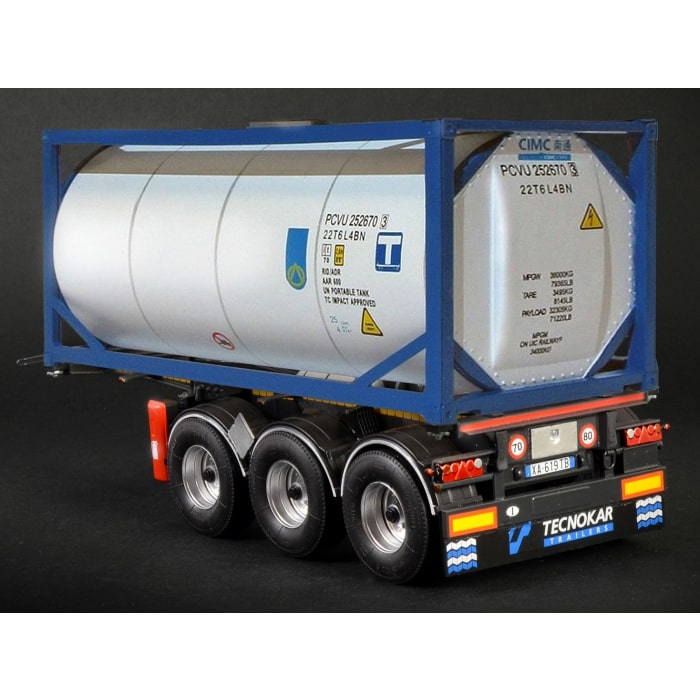 1/24 Tecnokar 20' Tank Trailer Plastic Model Kit (ITA3929)