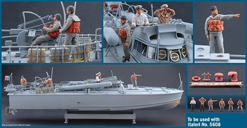 1/35 M.A.S. Crew and Accessories Plastic Model Kit (ITA5611)