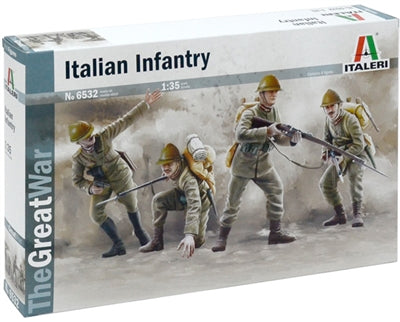 1/35 WWI Italian Infantry Plastic Model Kit (ITA6532)