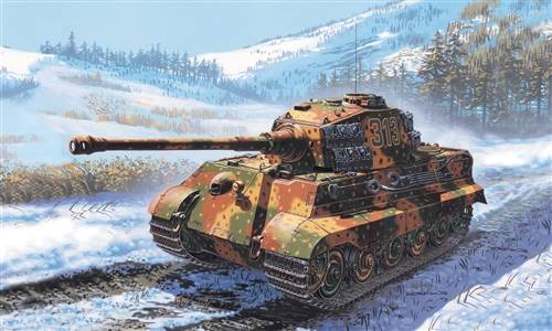 1/72 King Tiger Plastic Model Kit (ITA7004)