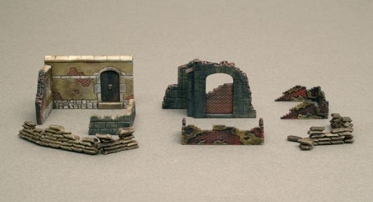 1/72 WWII Walls & Ruins II Plastic Model Kit (ITA6090)