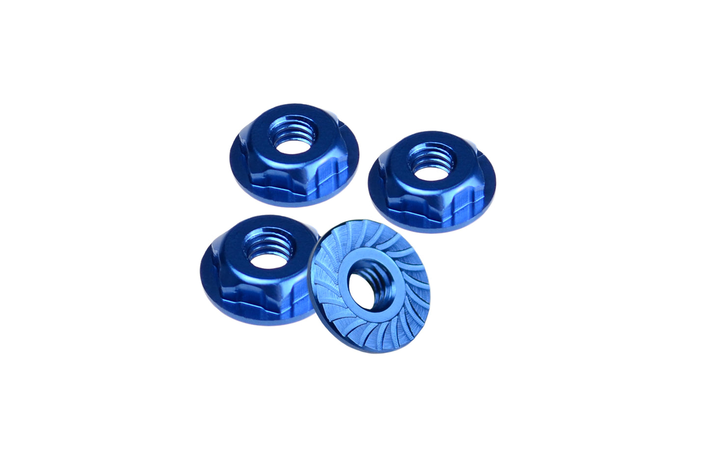 8/32″ Thin-Pattern Locking Wheel Nut, Blue (4) (JCO2167)