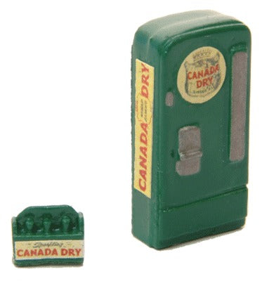 HO Upright Soda Machine with Case, Canada Dry (JLI748)