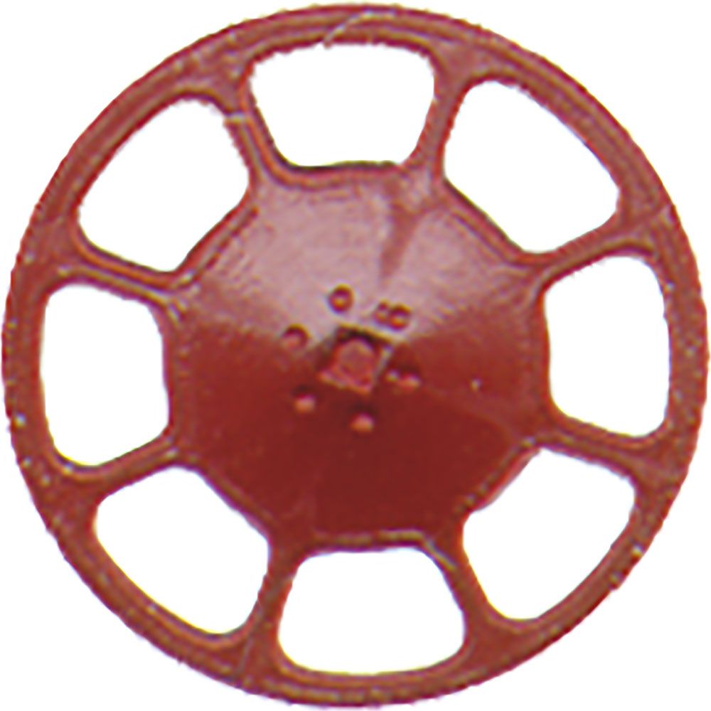 HO Freight Car Detail Parts: Modern Brake Wheels, Red Oxide (8) (KAD2035)