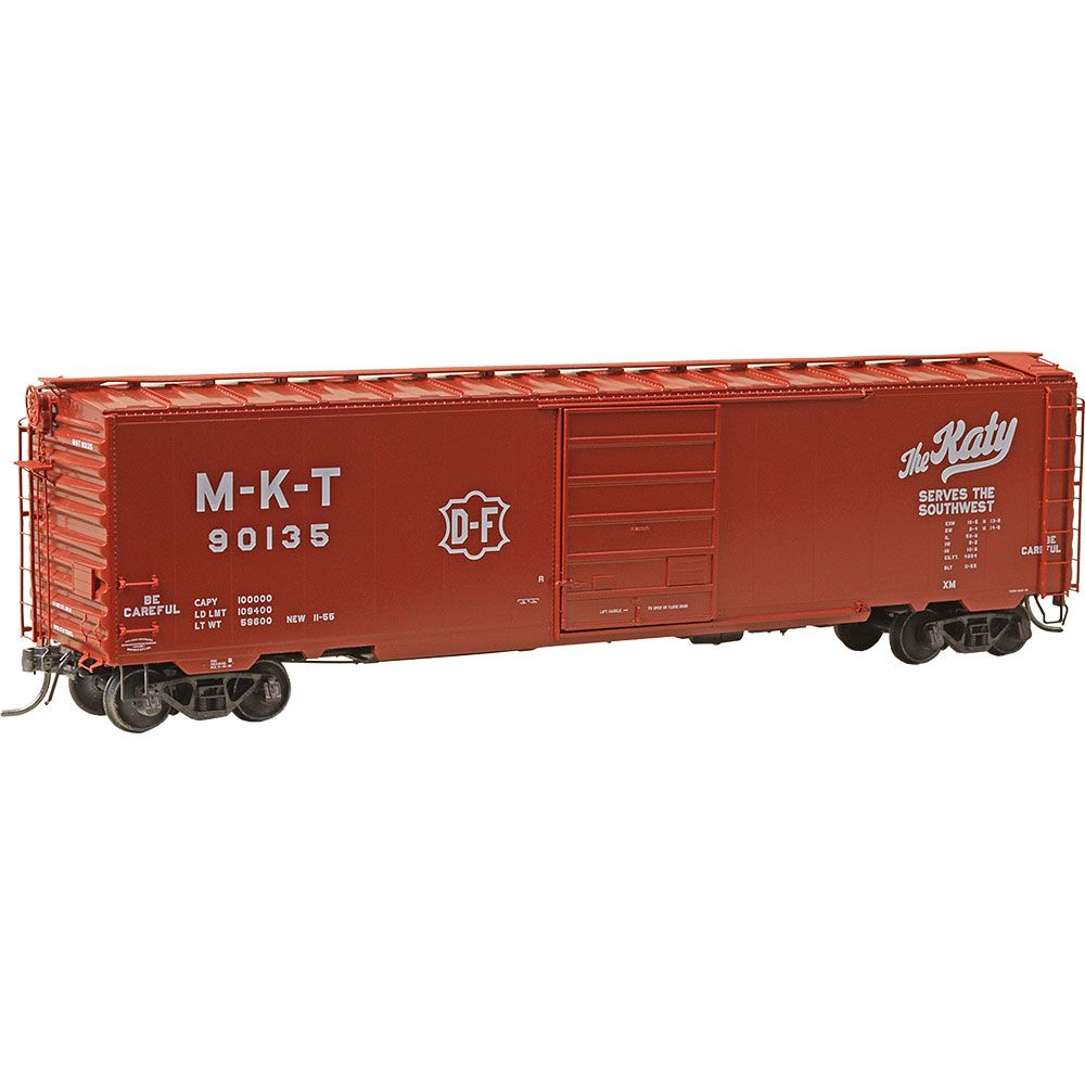 HO RTR 50' PS-1 Boxcar, Missouri Kansas Texas (MKT) #90135 (KAD6416)