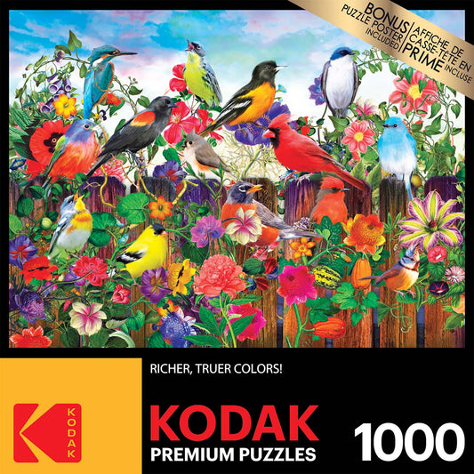 Birds and Blooms Premium Puzzle, 24"x18", 550 Pieces (KOD631911)