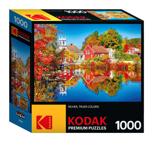 Autumn in Harrisville New Hampshire Premium Puzzle, 20"x27", 1000 Pieces (KOD631922)