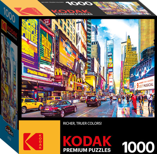 Times Square & 7th Avenue, NYC Premium Puzzle, 20"x27", 1000 Pieces (KOD651659)