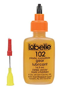 #102 Plastic Compatible Gear Lubricant with PTFE, 0.5oz (LAB102)