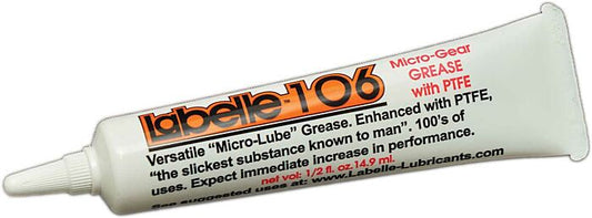 #106 Plastic Compatible Grease with PTFE, 0.5oz (LAB106)
