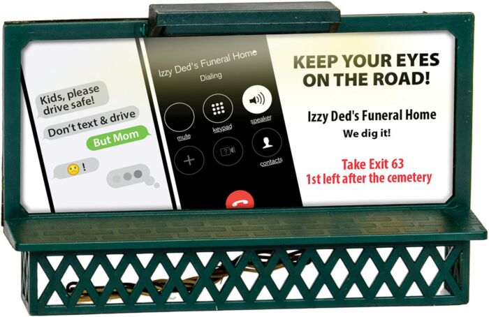 HO Safe Driving Lighted Billboard (LNL1956230)