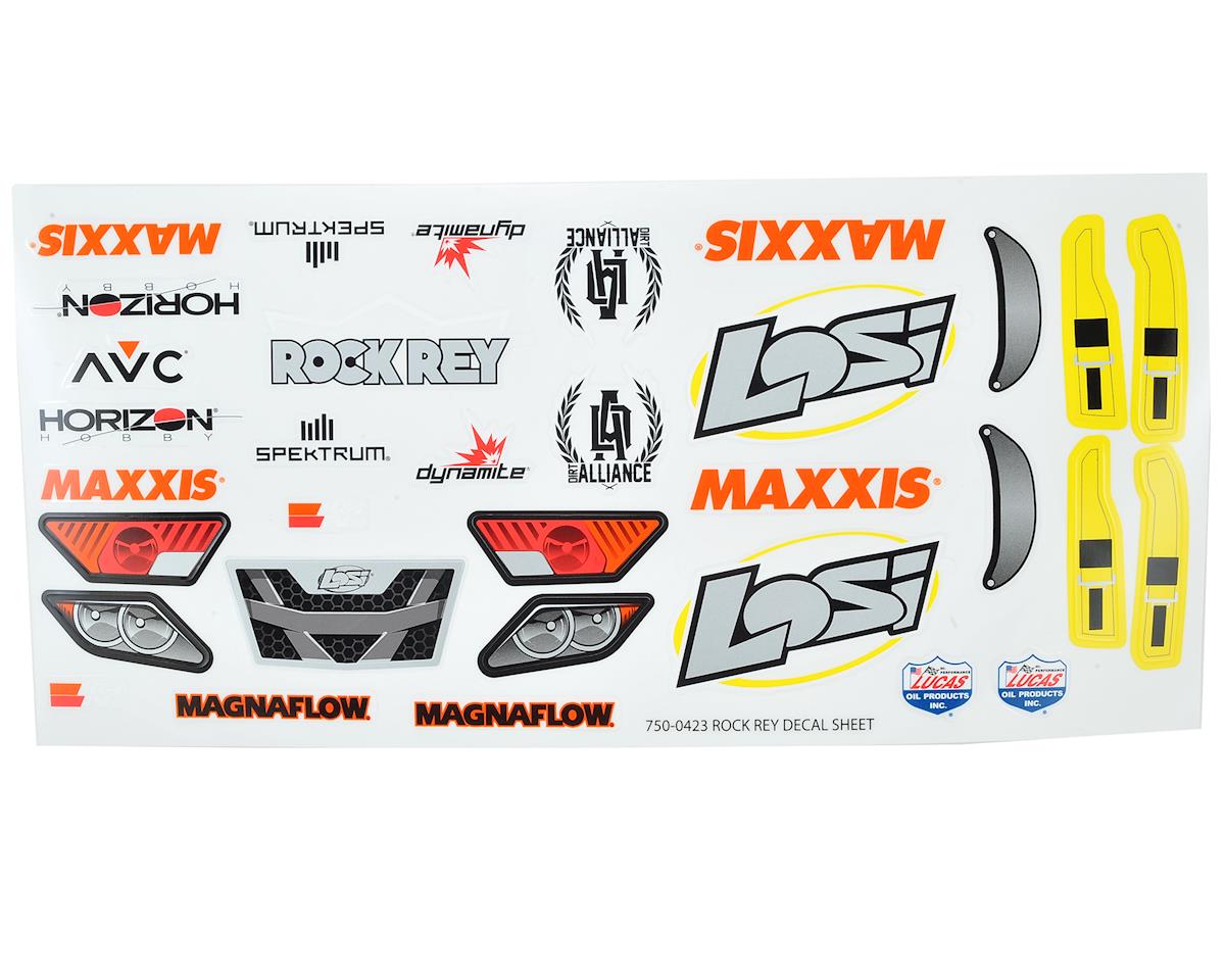 Fluorescent Yellow Decal Sheet for Rock Rey (LOS239001)