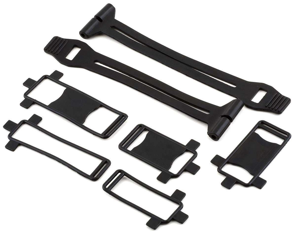 Low CG Battery Straps Low CG Battery Tray for LMT Mega (LOS241066)