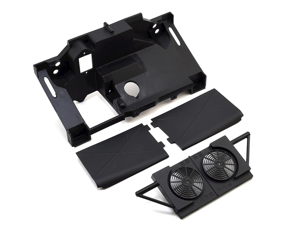 Rear Bulkhead Fan Panel and Mud Guards for Super Baja Rey (LOS251056)