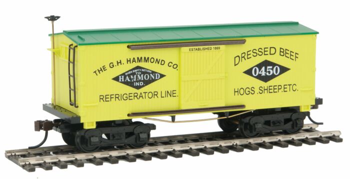 HO 1860s-Era Wood Reefer, G.H. Hammond Co. (MAN721322)