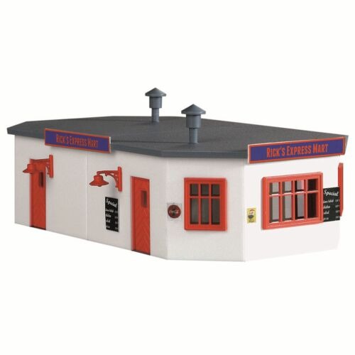 HO Rick's Express Mart Building Kit, 5.125"x3.125"x2" (MDP211)